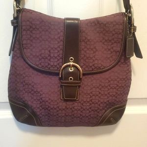 Rare Purple COACH crossbody purse